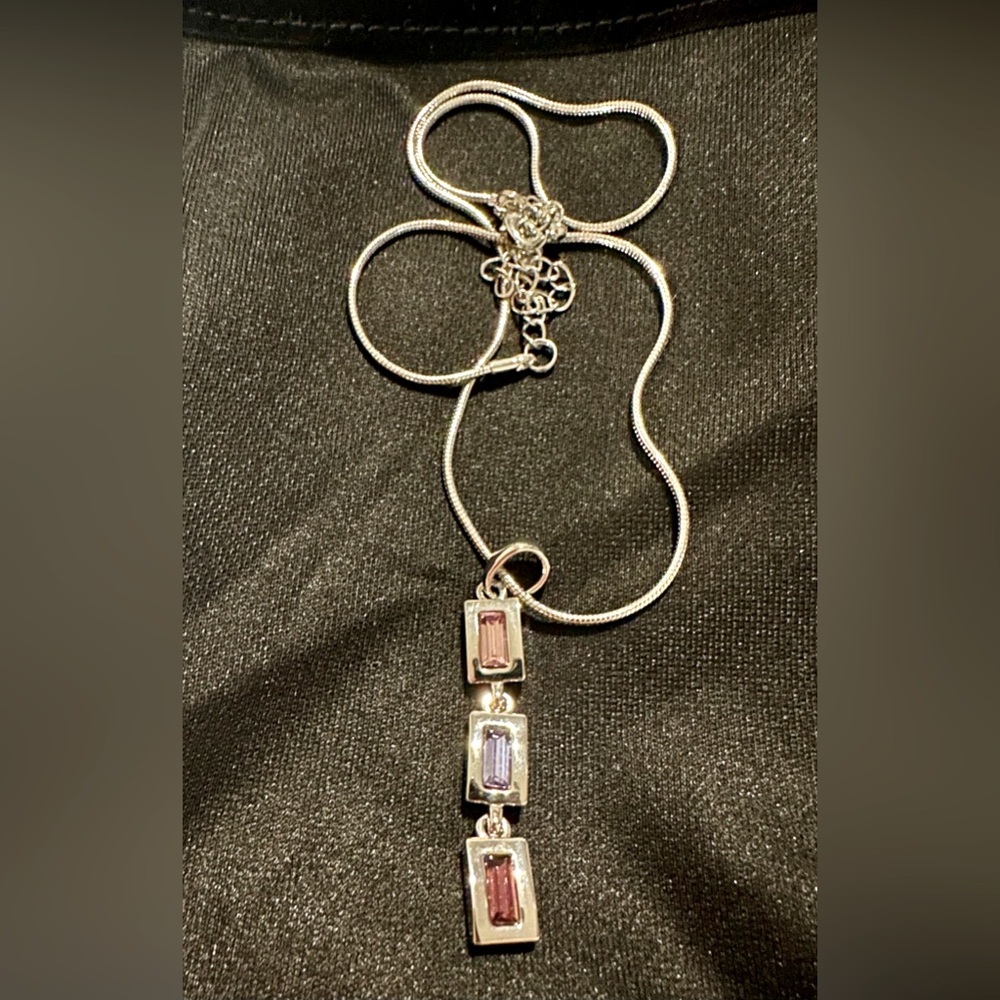 Lia Sophia Adjustable Necklace. Includes Three Interchangeable Pieces. See Pics.